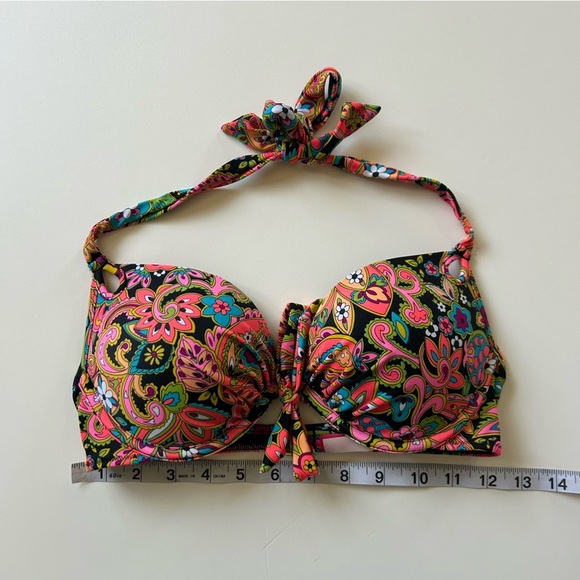 Victoria Secret Colorful Paisley Bikini Top - Picture 1 of 7